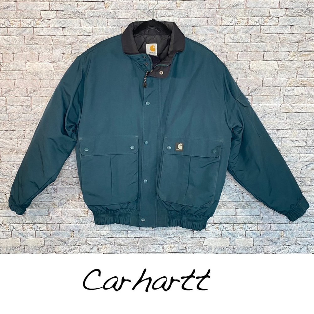 Carhartt Jacket | Snap/Zip up Quilted Lining | Large
